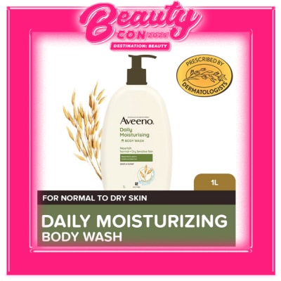 AVEENO Aveeno Daily Moisturizing Body Wash 1L - Bodywash for Normal to Dry Skin, Sensitive Skin