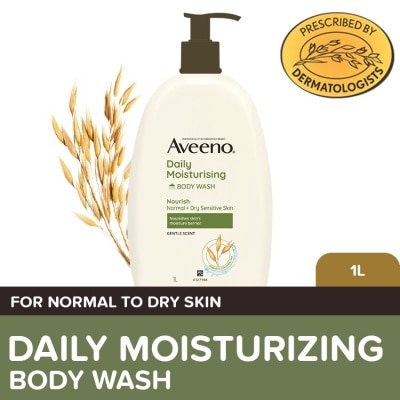 AVEENO Aveeno Daily Moisturizing Body Wash 1L - Bodywash for Normal to Dry Skin, Sensitive Skin