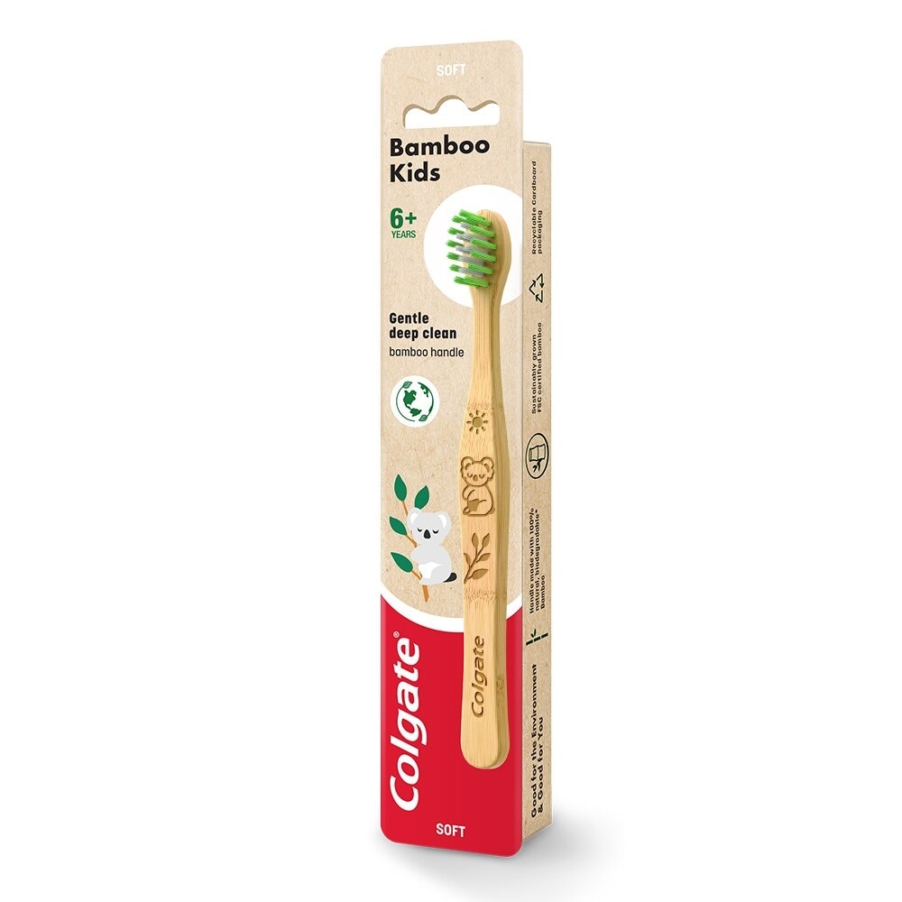 Natural Bamboo Kids Toothbrush (6+ years) 1pc