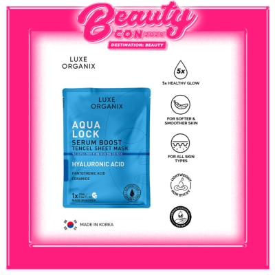 LUXE ORGANIX Luxe Organix Aqua Lock Serum Boost Sheet Mask 25ml