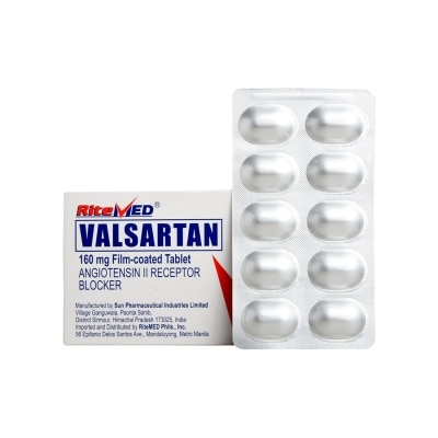 RITEMED - RITEMED Valsartan 160mg Sold Per Piece [PRESCRIPTION REQUIRED]