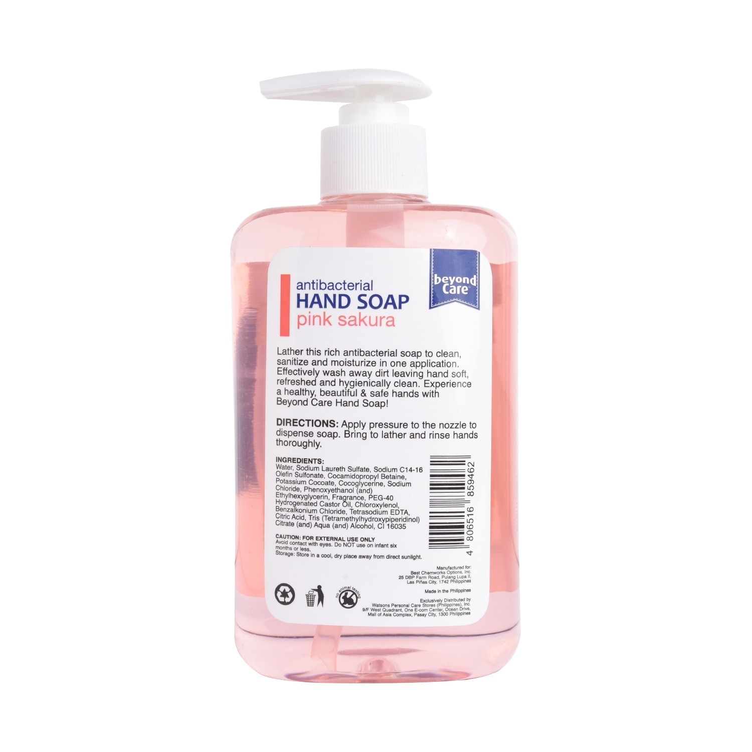 Antibacterial Handwash Pink Sakura 500ml