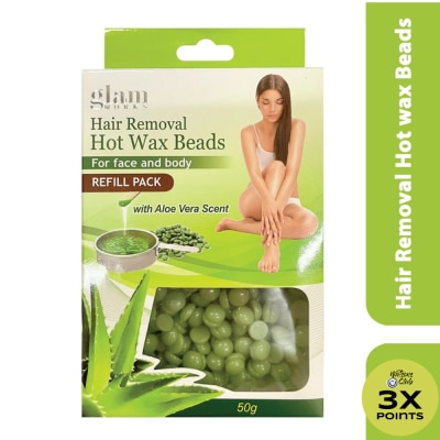 GLAMWORKS Hair Removal Hot Wax Beads Refill Pack 50G
