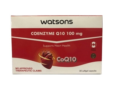 WATSONS GENERICS Coenzyme Q10 100mg 1 Softgel Capsule