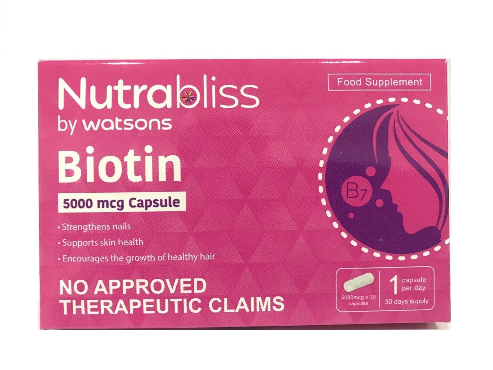 Biotin 5000mcg 1 Capsule