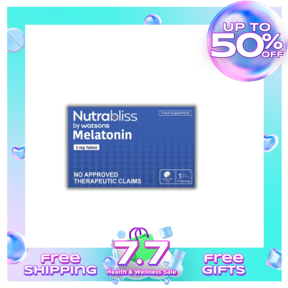NUTRABLISS WS Melatonin 3mg (Sold Per Piece)