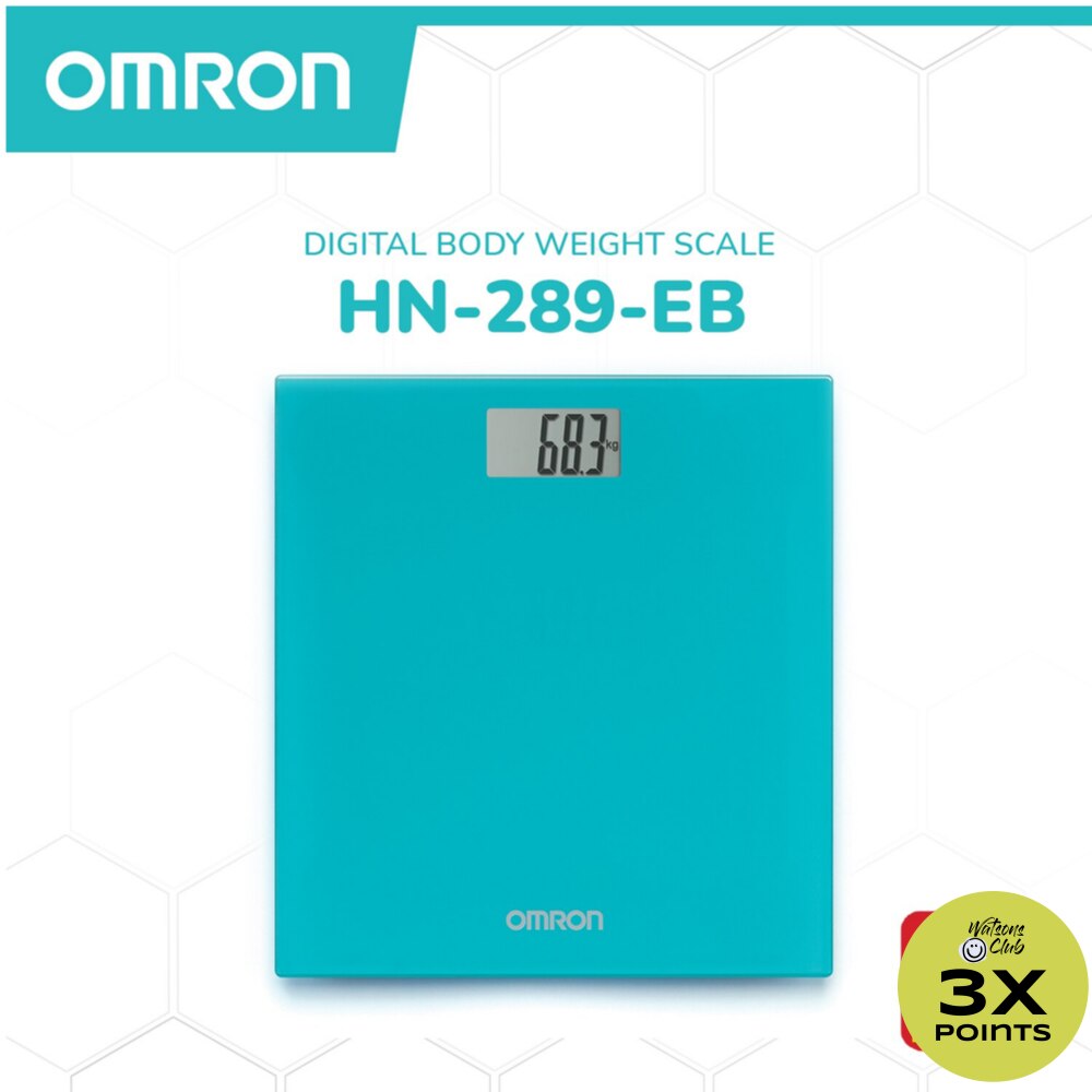 OMRON HN-289-EBK Digital Body Weighing Weight Scale - Black