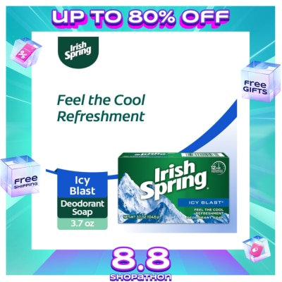 IRISH SPRING Icy Blast Bar Soap 104g Singles