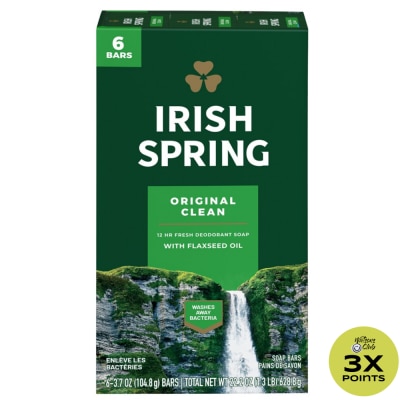 IRISH SPRING Original Bar Soap104g 6-Pack