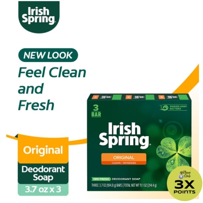 IRISH SPRING Original Bar Soap 104g