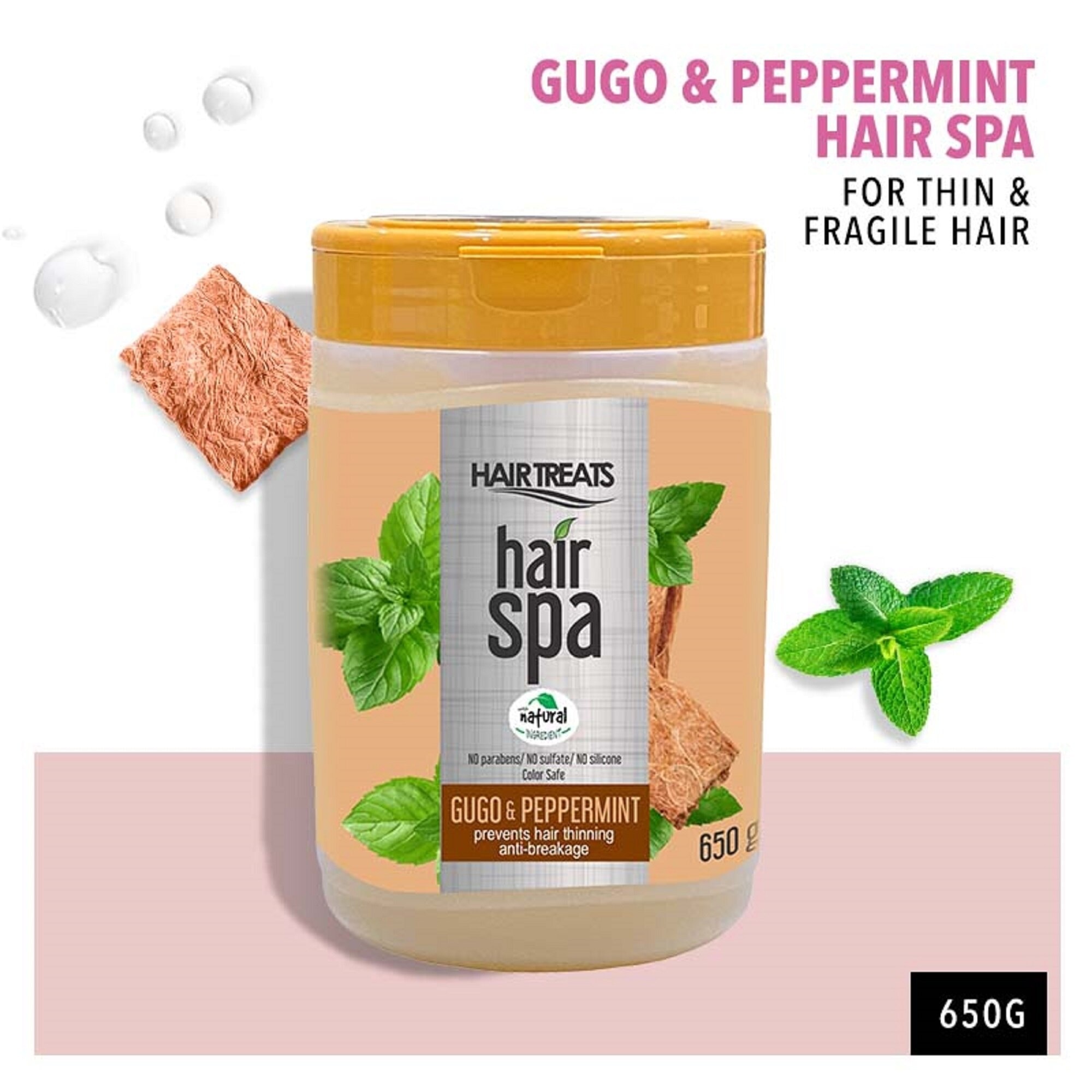 Hair Spa Gugo with Peppermint 650g