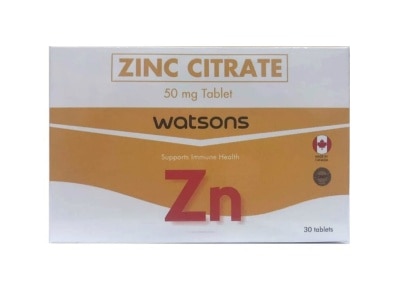 WATSONS GENERICS Zinc Citrate 1 Tablet