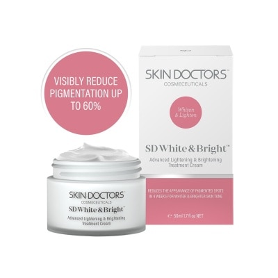 SKIN DOCTORS White & Bright Advanced Lightening and Brightening Treatment Cream 50ml