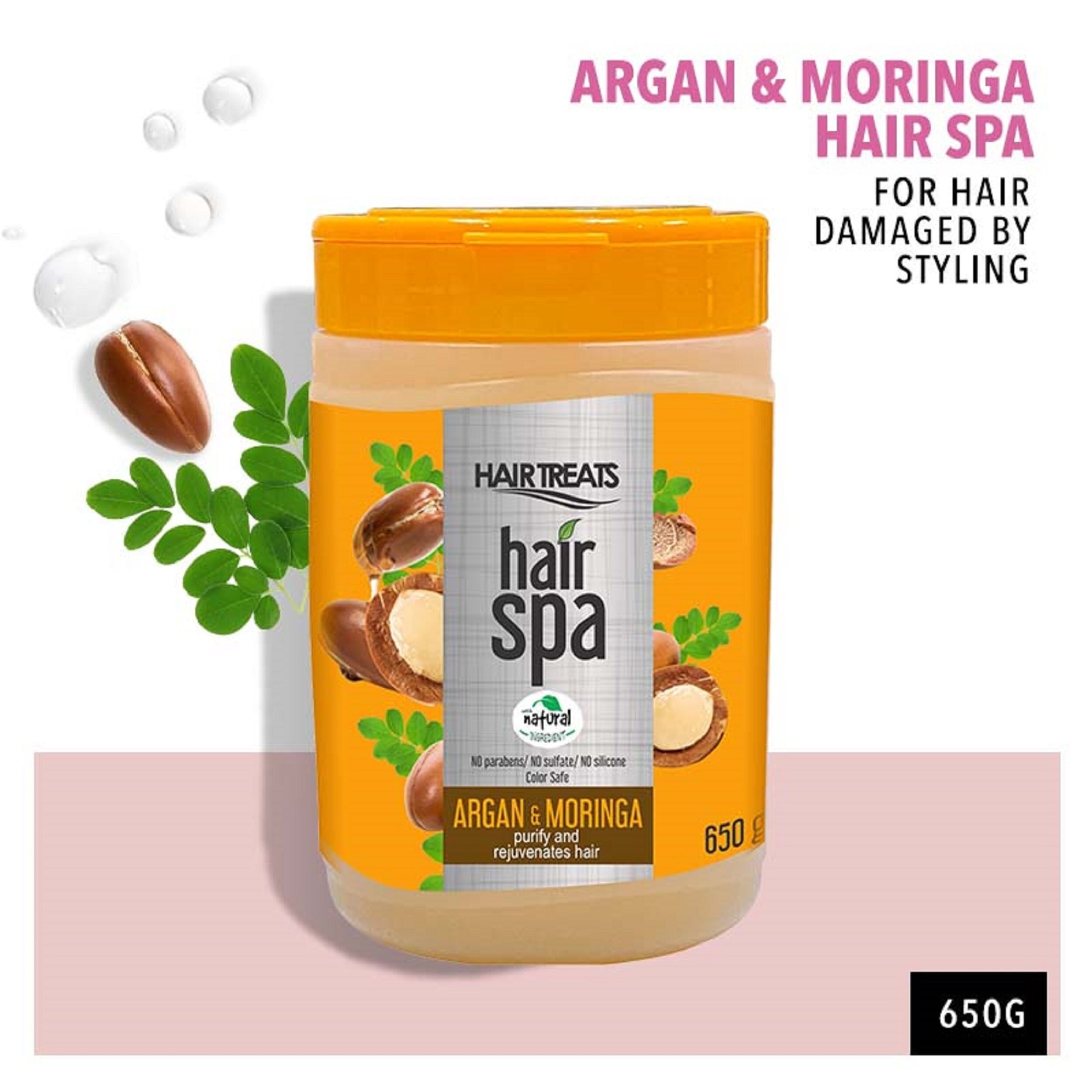 Hair Spa Argan with Moringa 650g