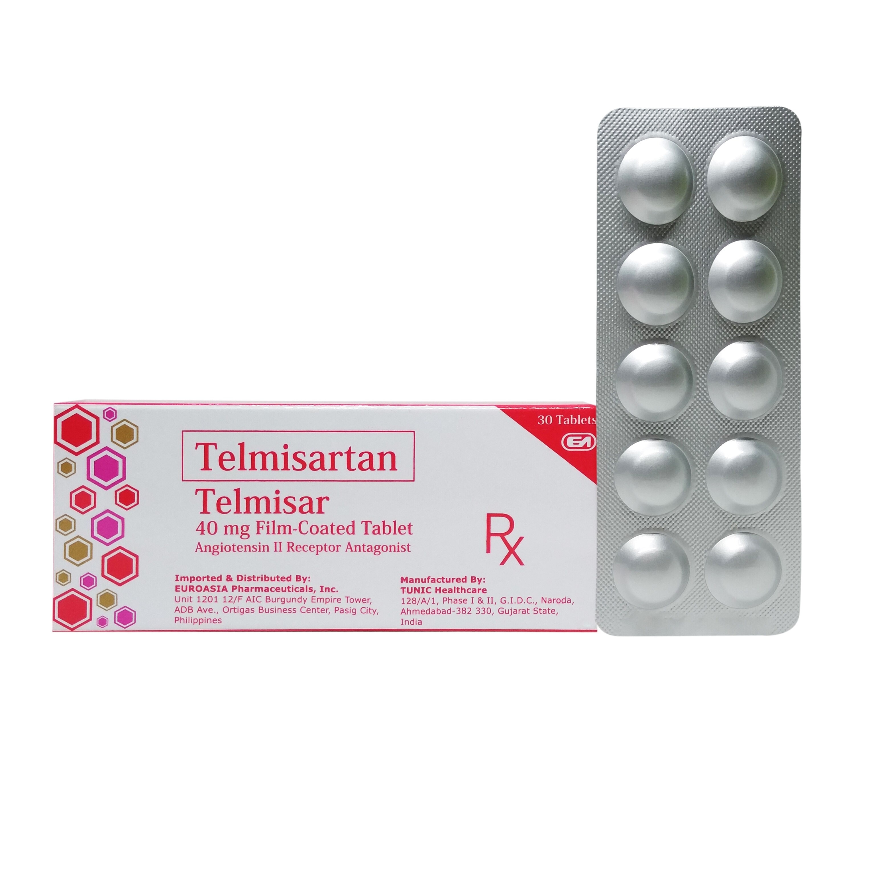 Telmisartan 40mg 1 Film Coated Tablet [PRESCRIPTION REQUIRED]