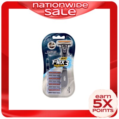 BIC Flex 3 Hybrid 1 Handle + 4 Catridges