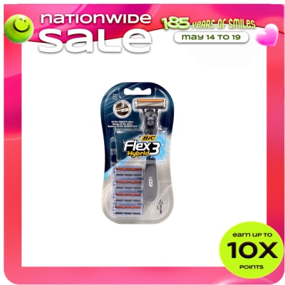 BIC - Flex 3 Hybrid 1 Handle + 4 Catridges