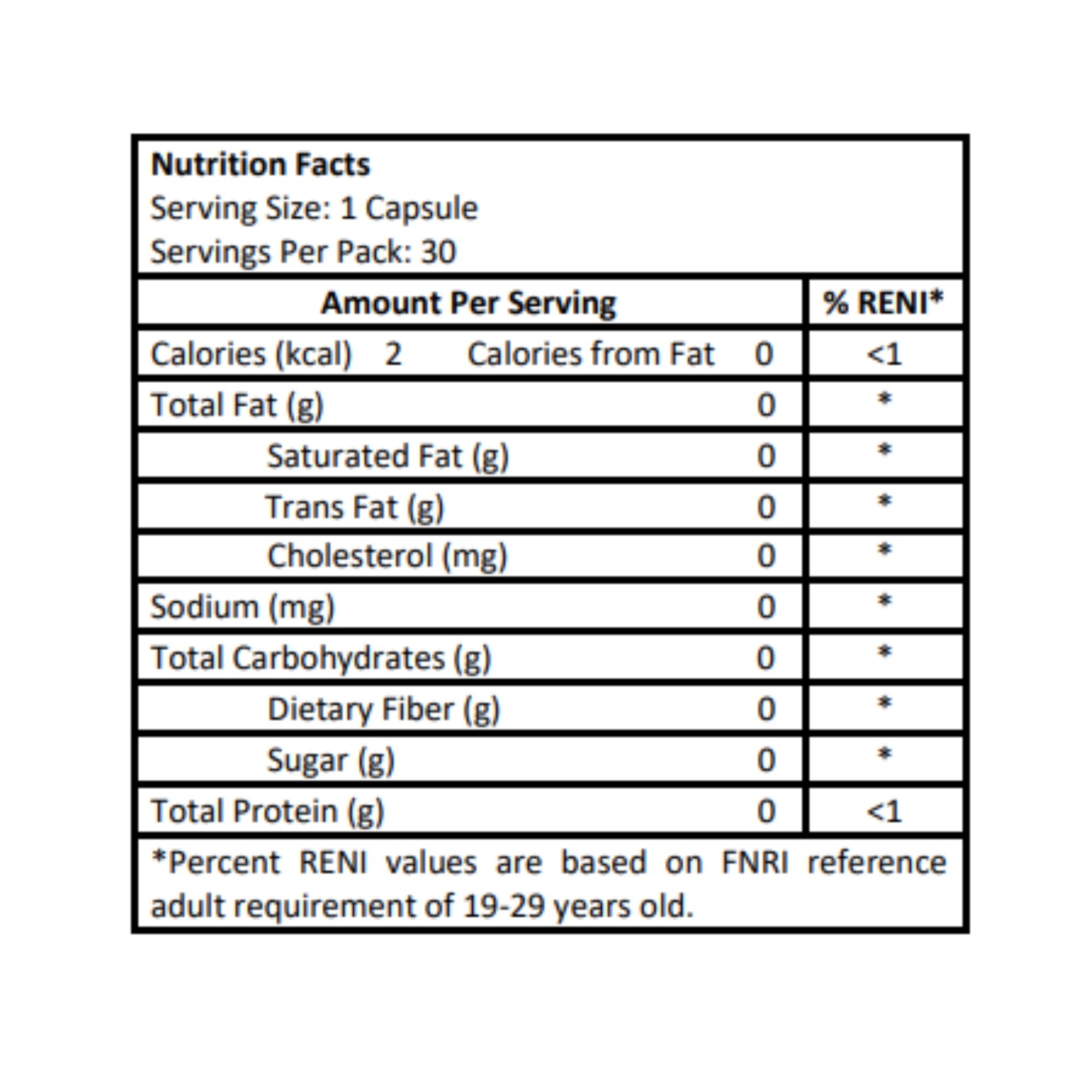 Apple Cider Vinegar 1 Capsule