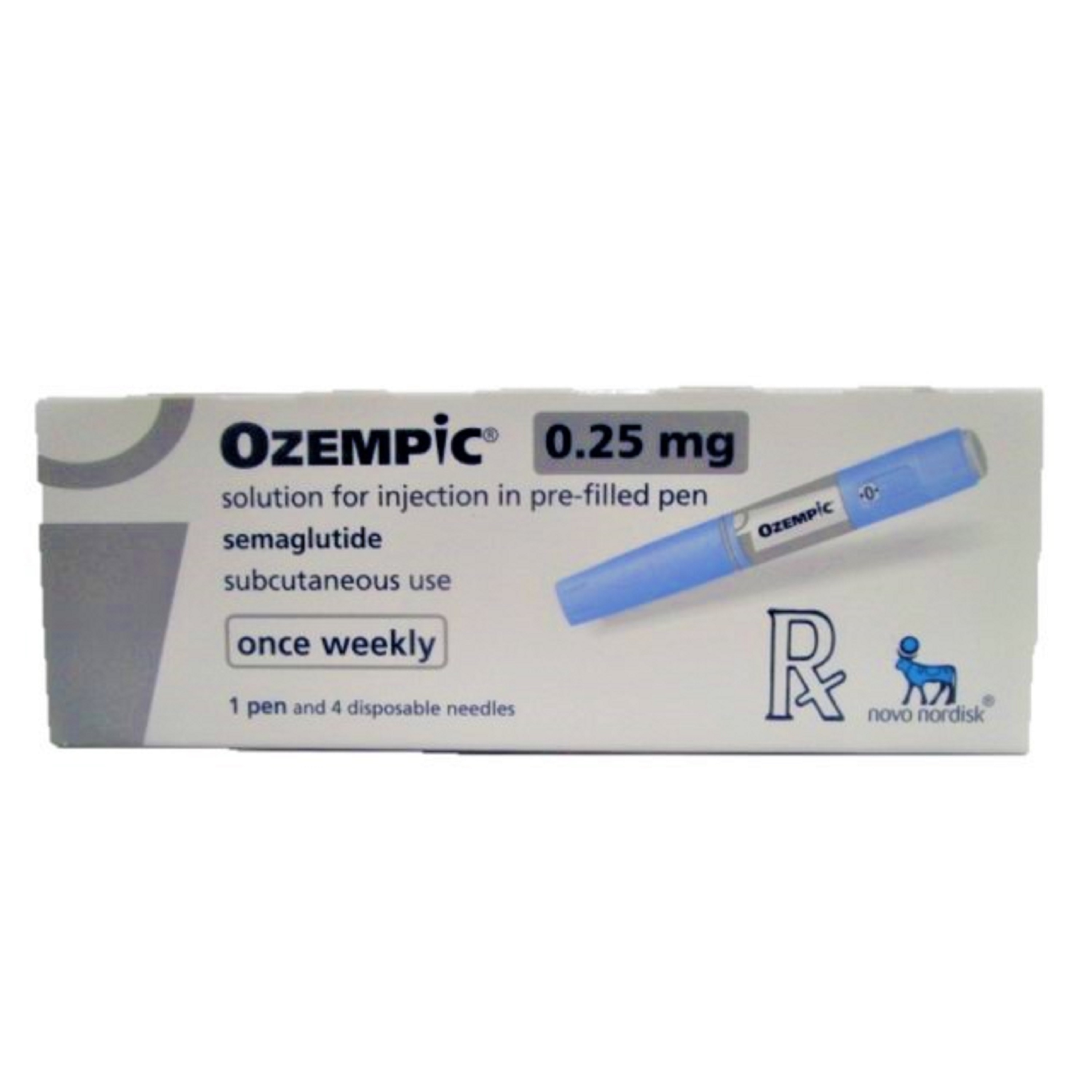 Semaglutide Solution for Injection 0.25mg /0.19ml [Prescription Required] Available In Click & Collect Express Only