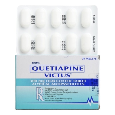 VICTUS Quetiapine 300Mg 1 Tablet [Prescription Required]