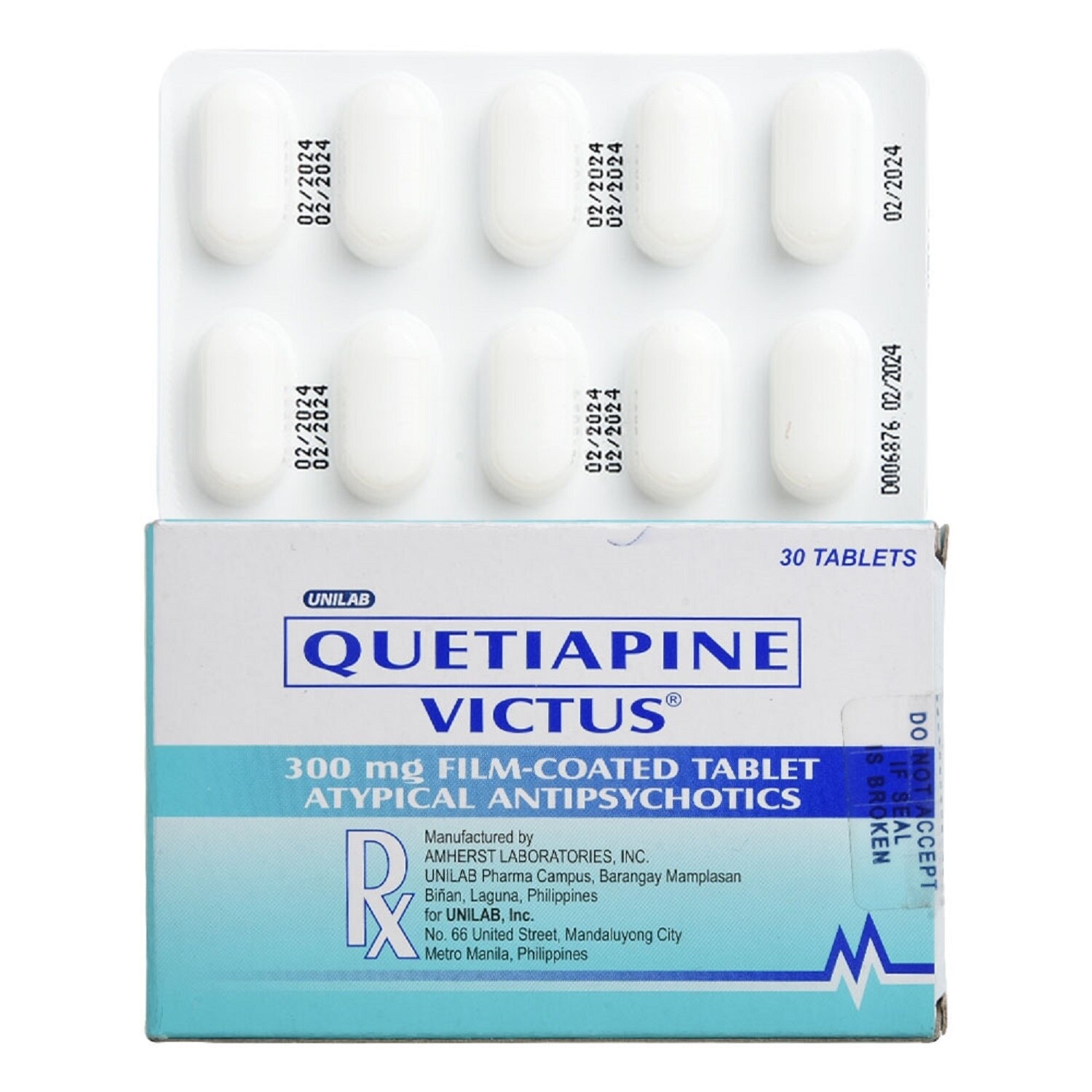 Quetiapine 300Mg 1 Tablet [Prescription Required]