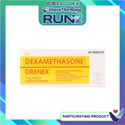 DRENEX Dexamethasone 3Mg 1 Tablet [Prescription Required] image