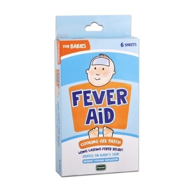 FEVER AID Cooling Gel Patch For Babies 6s