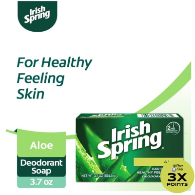 IRISH SPRING Aloe Bar Soap 104g Singles