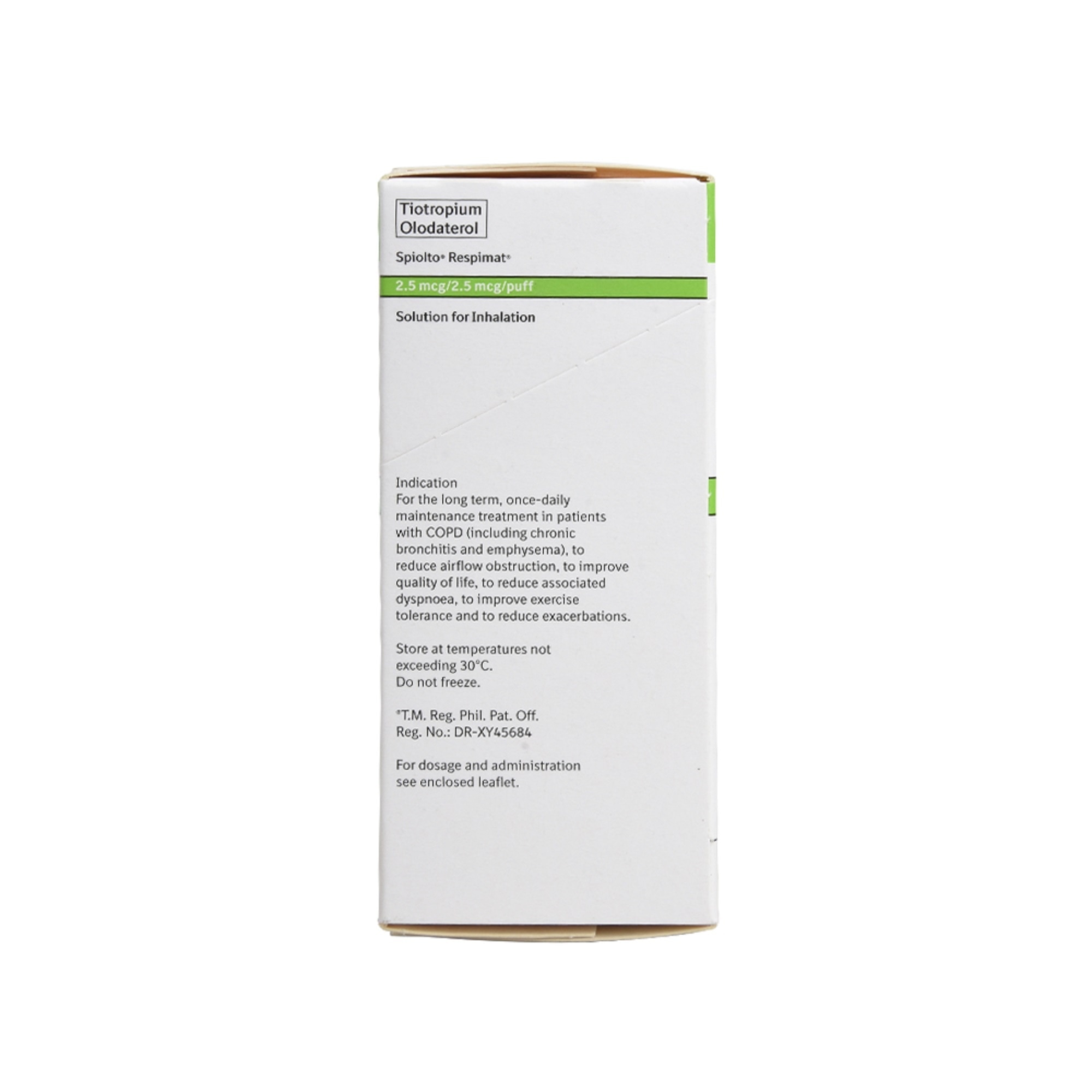 Tiotropium Bromide Olodaterol Hydrochloride [Prescription Required]