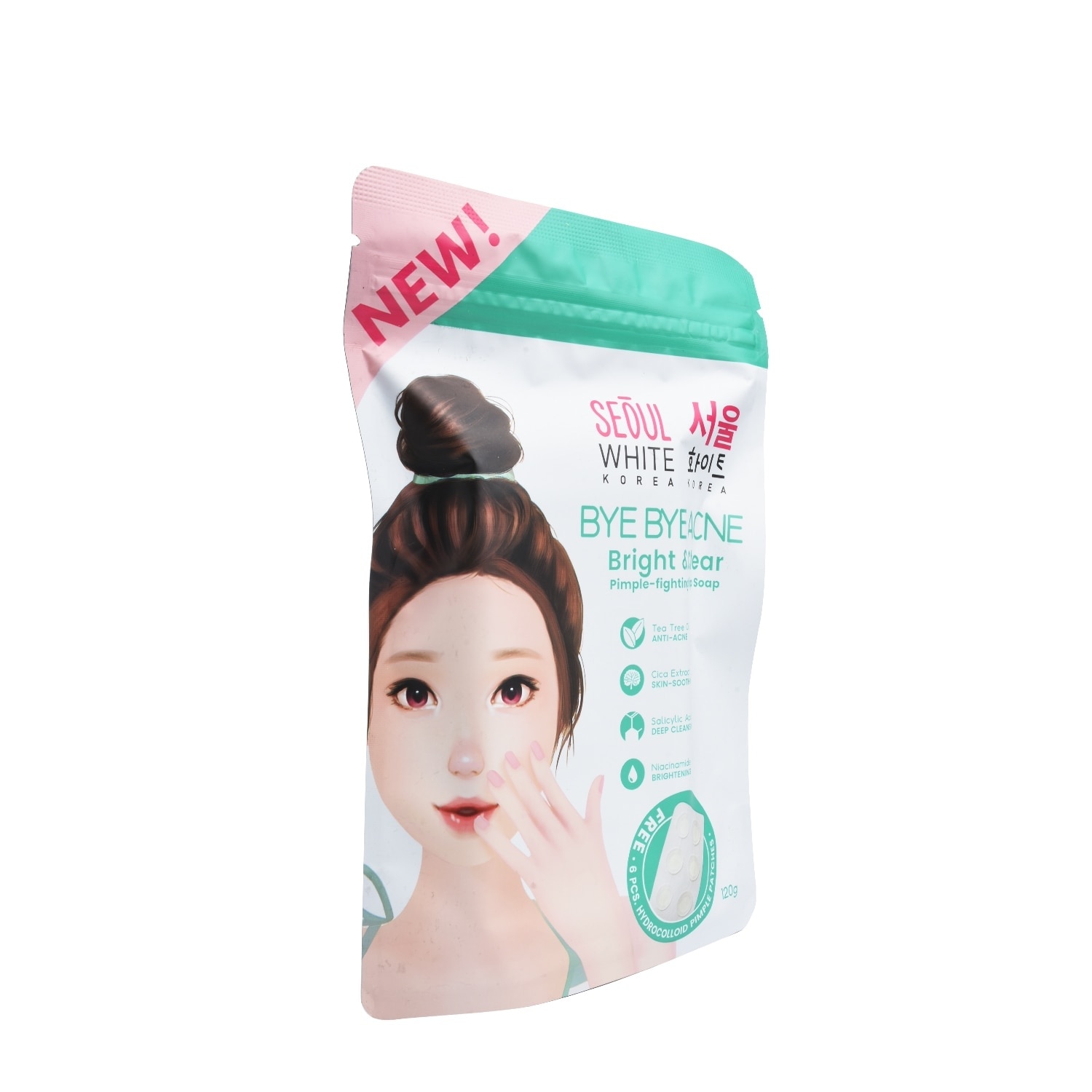 Bye Bye Acne Bright and Clear Pimple-fightning Whip Soap 120g