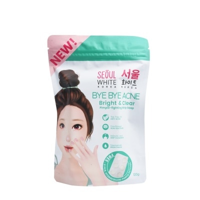 SEOUL WHITE Bye Bye Acne Bright and Clear Pimple-fightning Whip Soap 120g