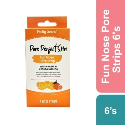 PRETTY SECRET PRETTY SECRET Pore Perfect Skin Fun Nose Pore Strip Witch Hazel and Orange Essence 6s