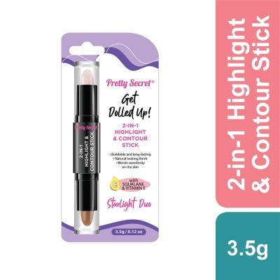 PRETTY SECRET Starlight Duo Contour & Highlighter Stick 3.5g