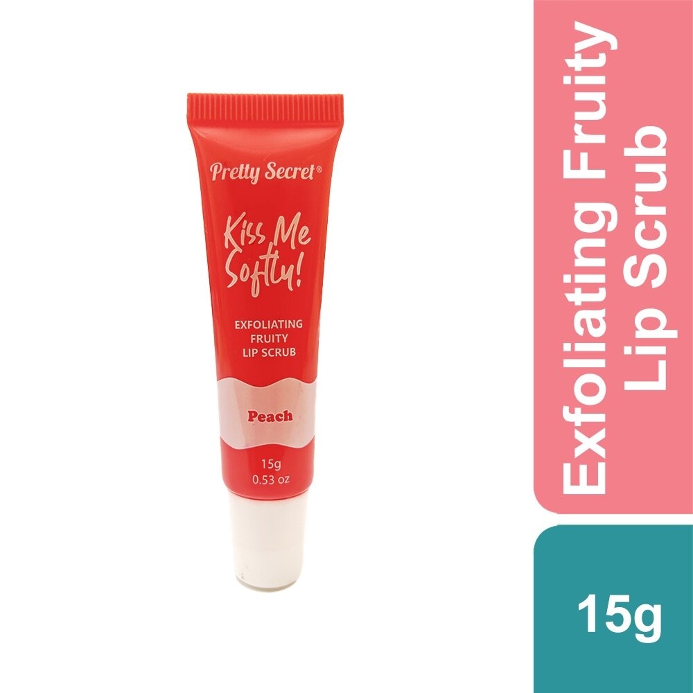 PRETTY SECRET Exfoliating Lip Scrub Peach 15g