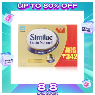 SIMILAC Gainschool HMO Above 3 Years Old 2.4kg