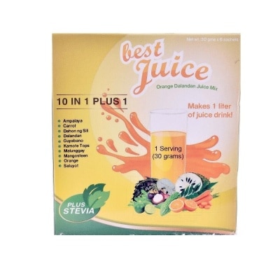 BEST JUICE 10 in 1 Plus Powdered Drink Mix 6x30g