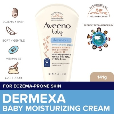 AVEENO Aveeno Dermexa Moisturizing Cream 141g - Lotion For Newborn Baby, For Sensitive Skin, Eczema