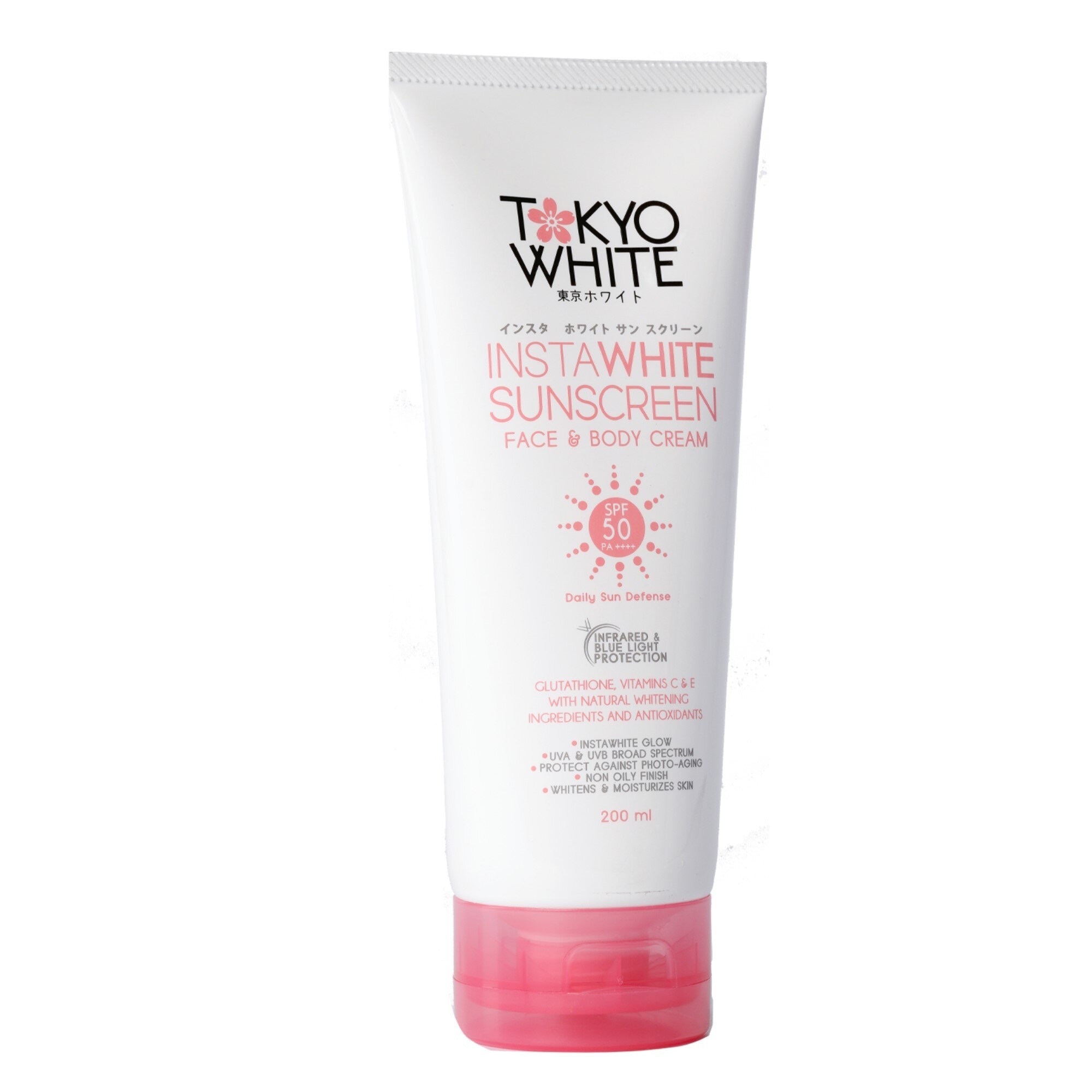 Instawhite Sunscreen Face and Body Cream SPF 50 PA++++ 200ml