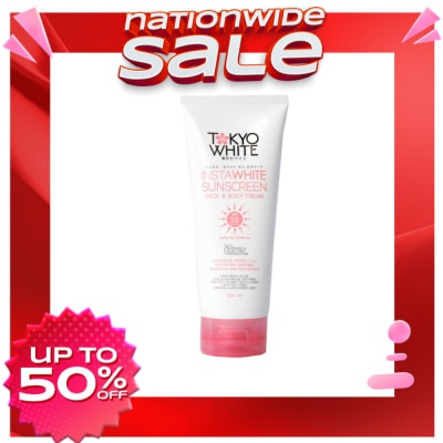 TOKYO WHITE Instawhite Sunscreen Face and Body Cream SPF 50 PA++++ 200ml