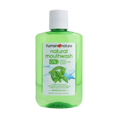 HUMAN NATURE Natural Mouthwash Refreshing Mint 170ml