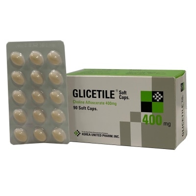 GLICETILE GLICETILE Choline Alfoscerate 400mg Sold Per Piece [PRESCRIPTION REQUIRED]