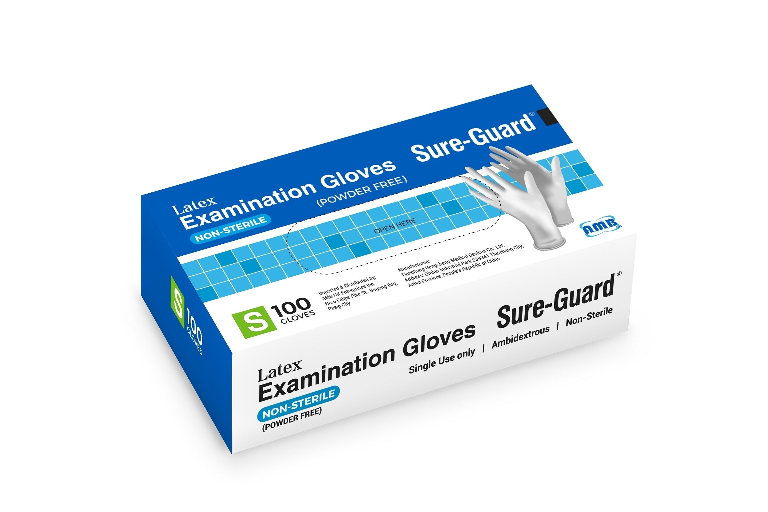 Latex Examination Gloves Small 100 Gloves