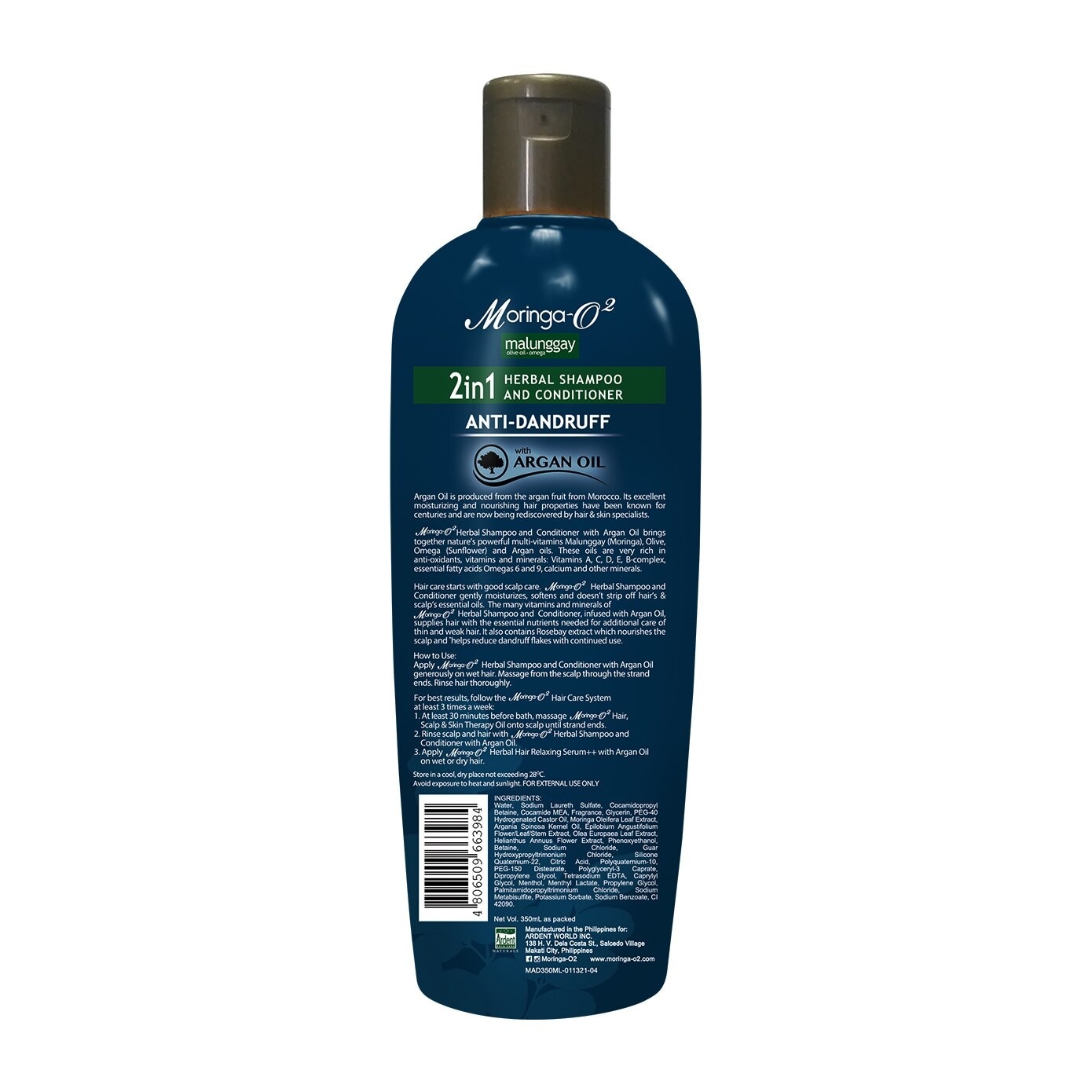 Moringa-O2 Anti-Dandruff 2in1 S&C