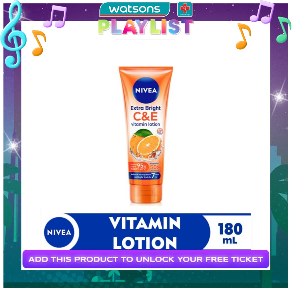 NIVEA Body Extra Bright Vitamin Lotion C&E 180ml