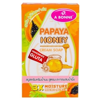 A BONNE ABONNE MIRACLE WHITE C HONEY CREAMY SOAP 90G