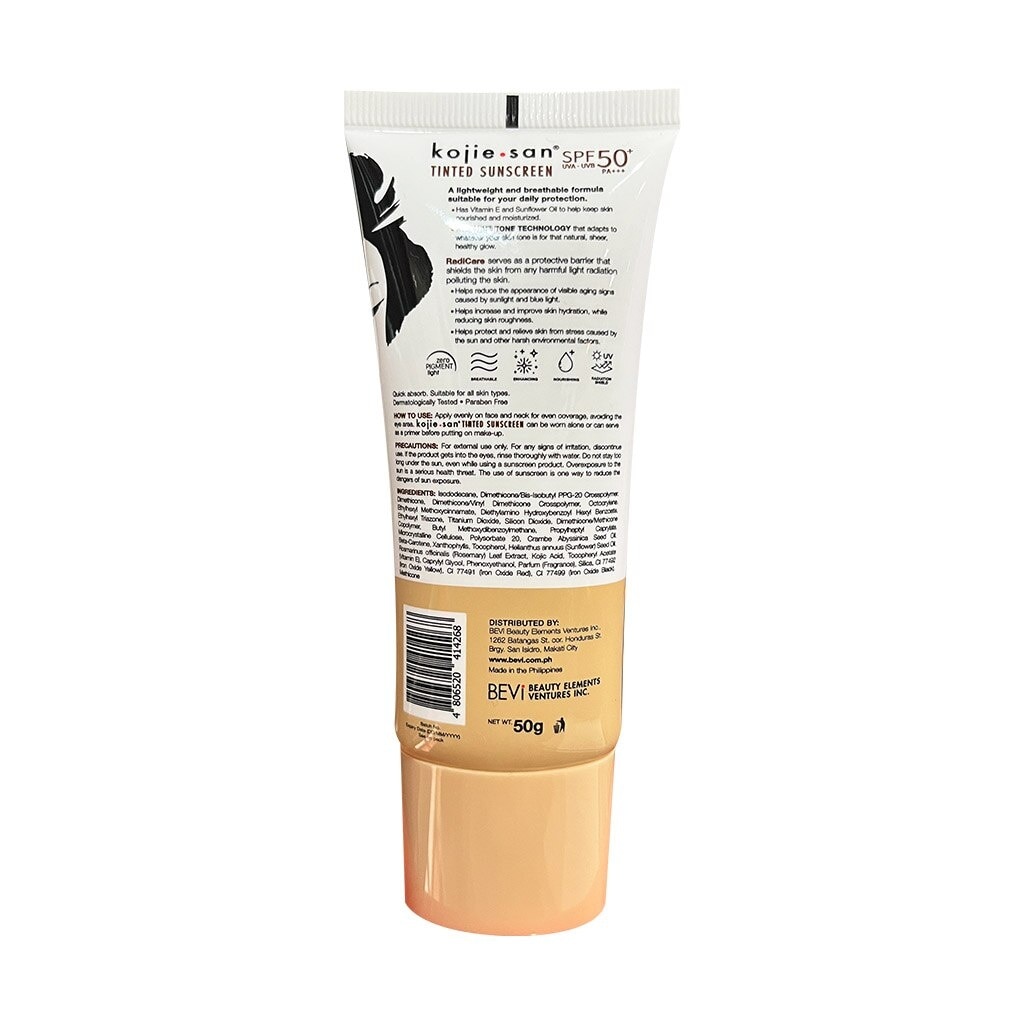 Tinted Sunscreen SPF50+ PA+++ 50g