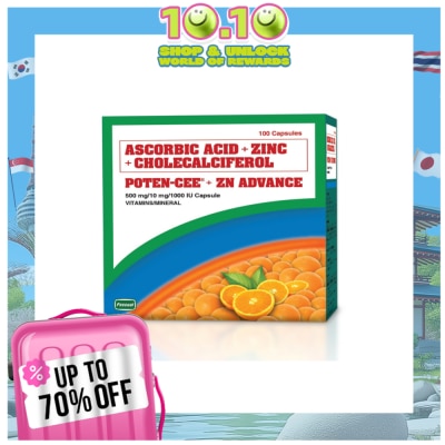 POTENCEE POTENCEE Potencee  Ascorbic Acid + Zinc + Cholecalciderol Sold Per Piece