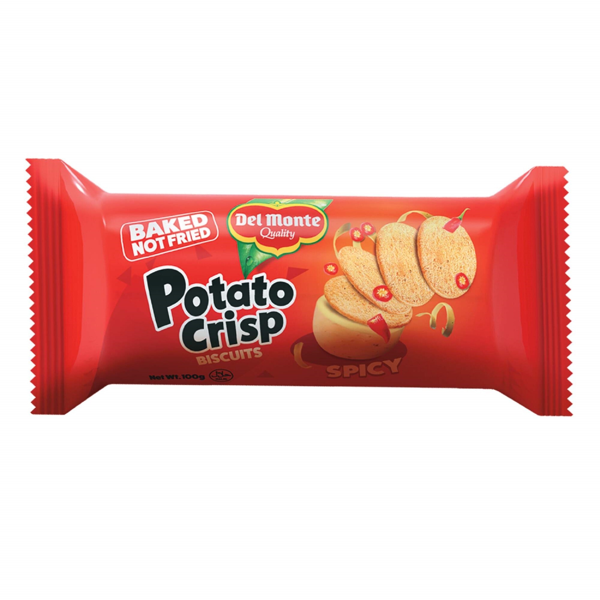 Potato Crisps Biscuits Spicy 100G