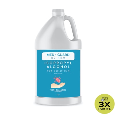 MEDGUARD BY KKM Isopropyl Alcohol with Collagen 1 Gallon