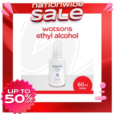 WATSONS Ethyl Alcohol 60ml Spray